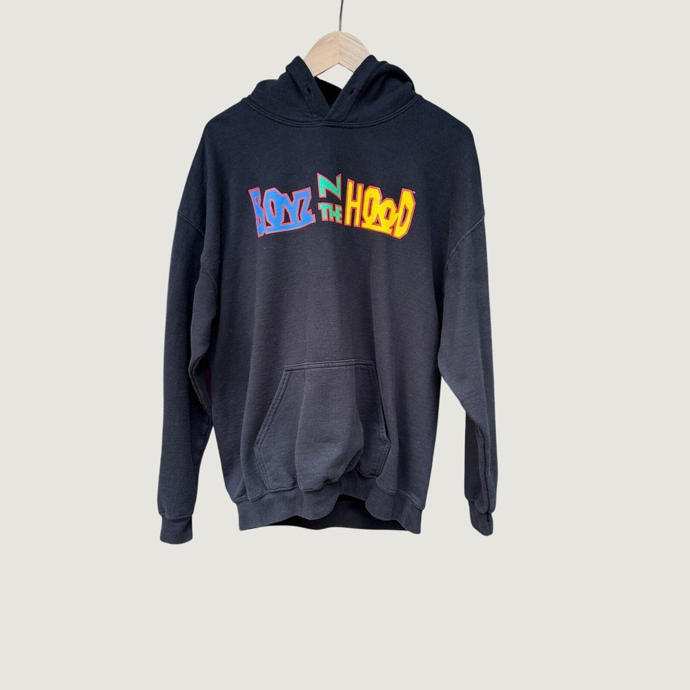 Boyz N The Hood Graphic Hoodie Black Mens Large Ice Cube 90s Movie Streetwear
